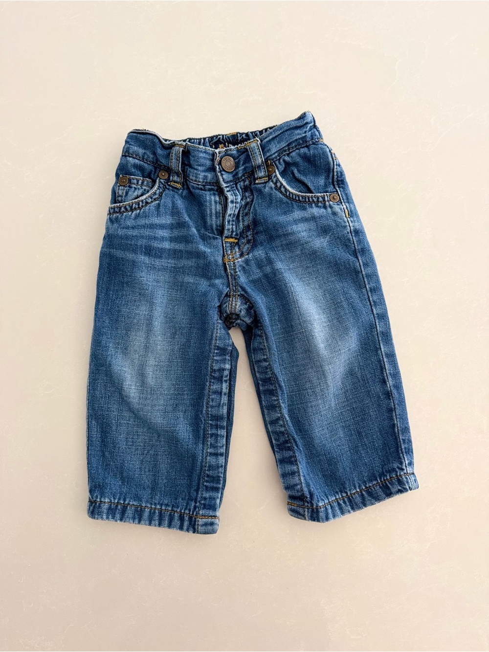 Gap Baby Jersey-Lined Jeans • Size 12-18M